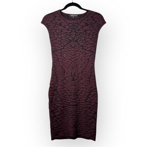 Dynamite Sleeveless Bodycon Wine Dress S